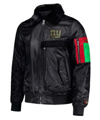 New York Giants Ty Mopkins Black Jacket