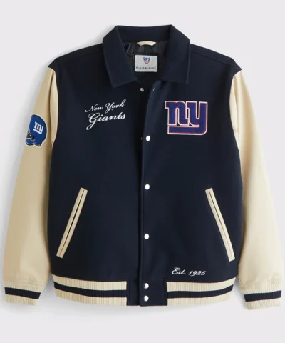 New York Giants Varsity Bomber Jacket