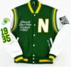 Norfolk State University Green Letterman Varsity Jacket