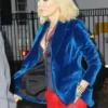 Ocean s Eight Blue Velvet Blazer