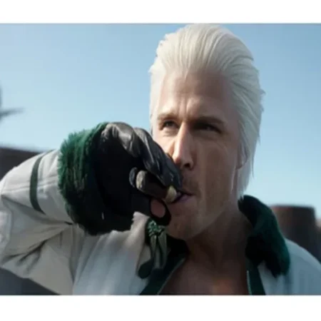 One Piece S02 Callum Kerr White Leather Jacket