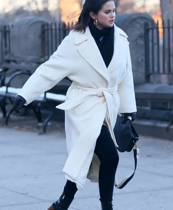 Only Murders in the Building 2023 Selena Gomez Wool Coat