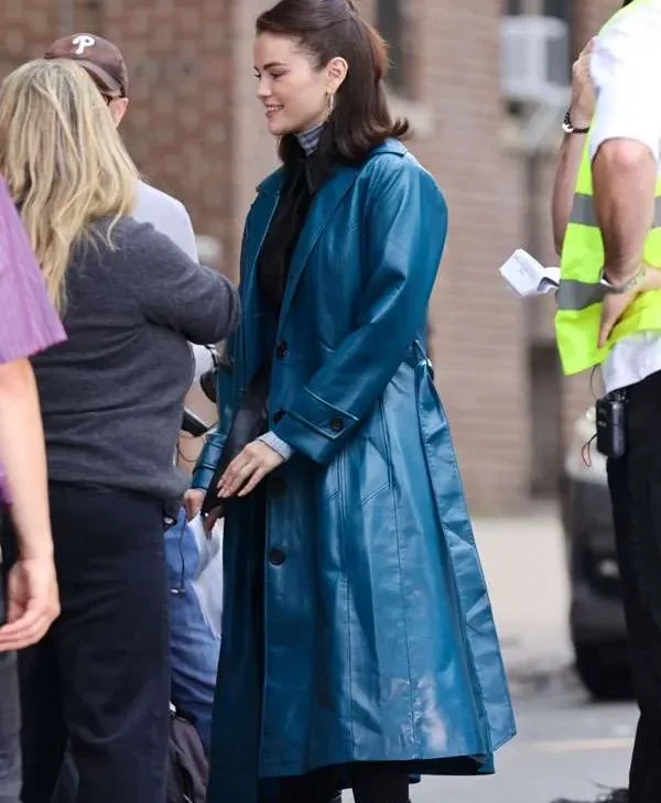 Only Murders in the Building S05 Selena Gomez Leather Coat