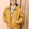 Oscars 96th Luncheon Billie Eilish Yellow Jacket