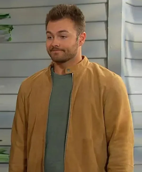 Peyton Meyer Days Of Our Lives Suede Jacket For Sale
