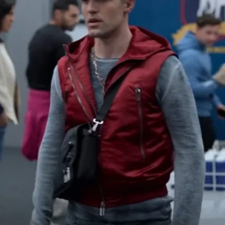 Phil Dunster Ted Lasso Season 2 Jamie Tartt Hooded Vest webp