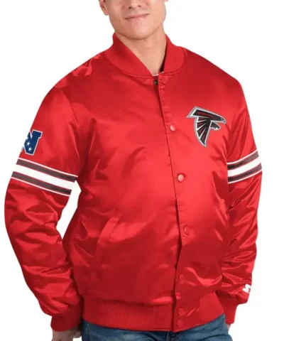 Pick and Roll Atlanta Falcons Satin Jacket