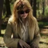 Poker Face 2023 Natasha Lyonne Brown Coat right webp