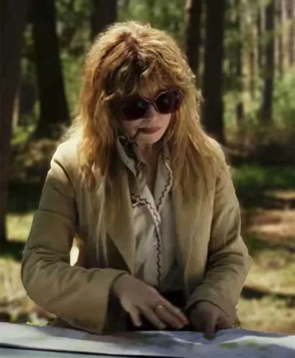 Poker Face 2023 Natasha Lyonne Brown Coat right webp