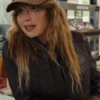 Poker Face 2023 Natasha Lyonne Leather Jacket closeup webp