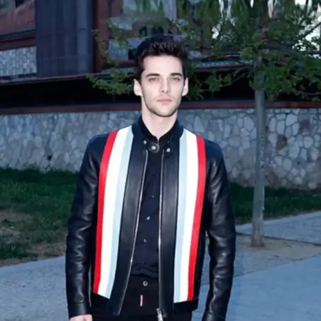 Polo Elite Alvaro Rico Premier Cafe Racer Leather Jacket webp