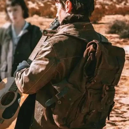 Red Plague 2025 Chad Sellers Brown Leather Jacket