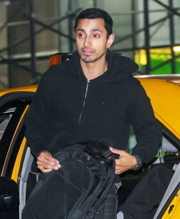 Relay Riz Ahmed Black Fleece Hoodie webp