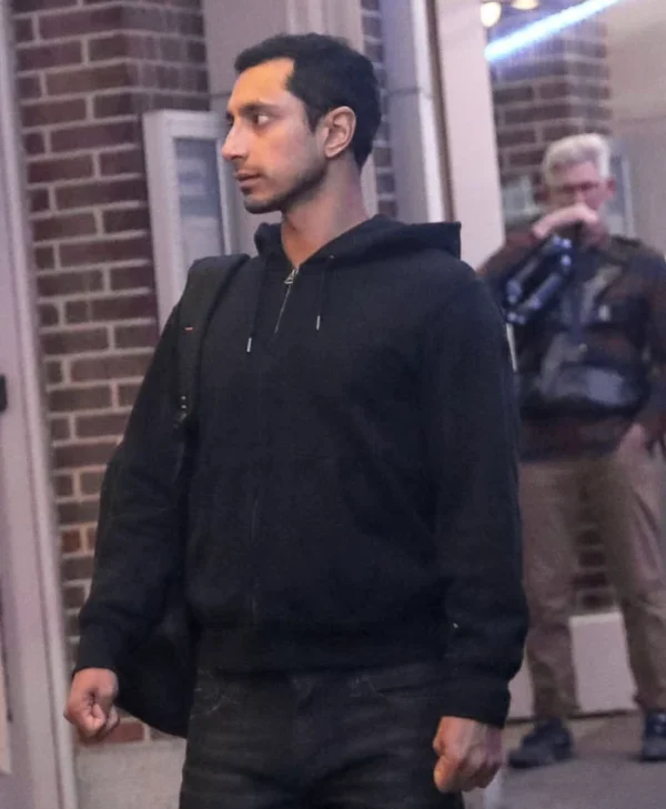 Relay Riz Ahmed Black Hoodie webp