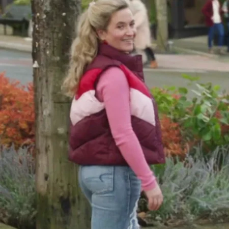 Resident Alien S04 Jenna Lamia Puffer Vest webp