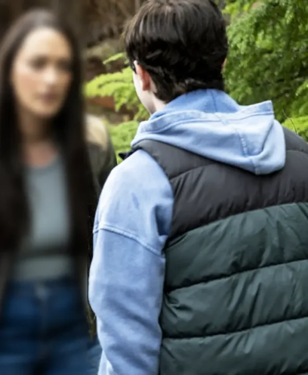 Resident Alien S04 Judah Prehn Puffer Vest Back webp
