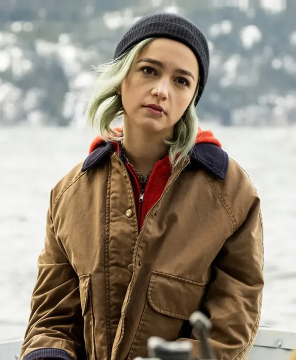 Resident Alien S04 Taylor Blackwell Brown Jacket webp