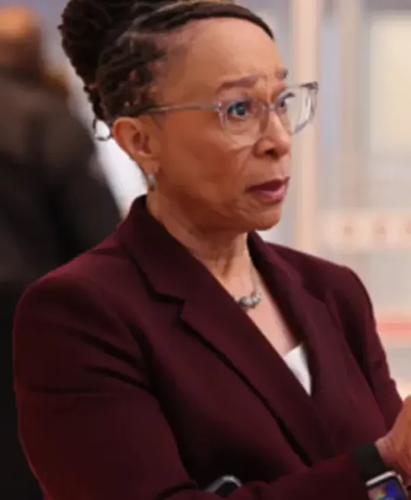 S Epatha Merkerson Chicago Med S012 Twill Blazer webp