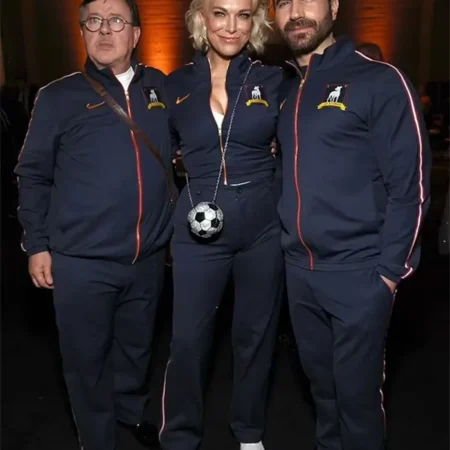 SAG Awards Ted Lasso Navy Blue Tracksuits webp