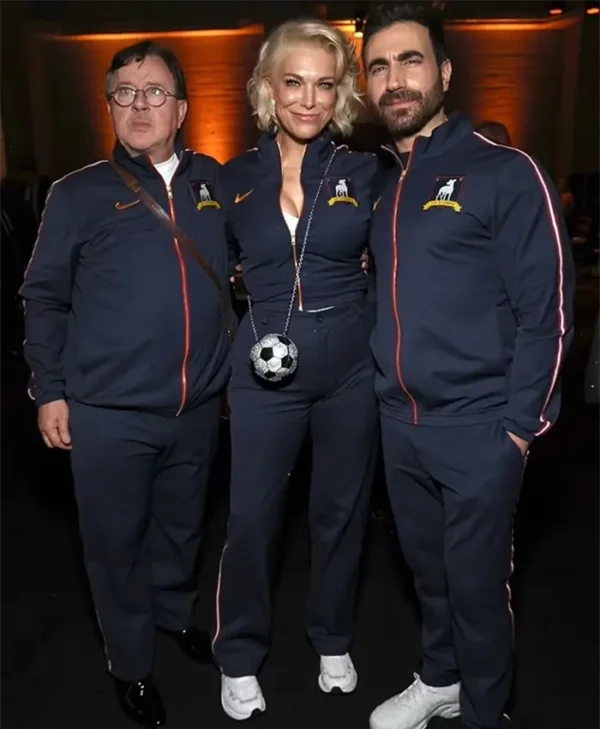 SAG Awards Ted Lasso Navy Blue Tracksuits webp