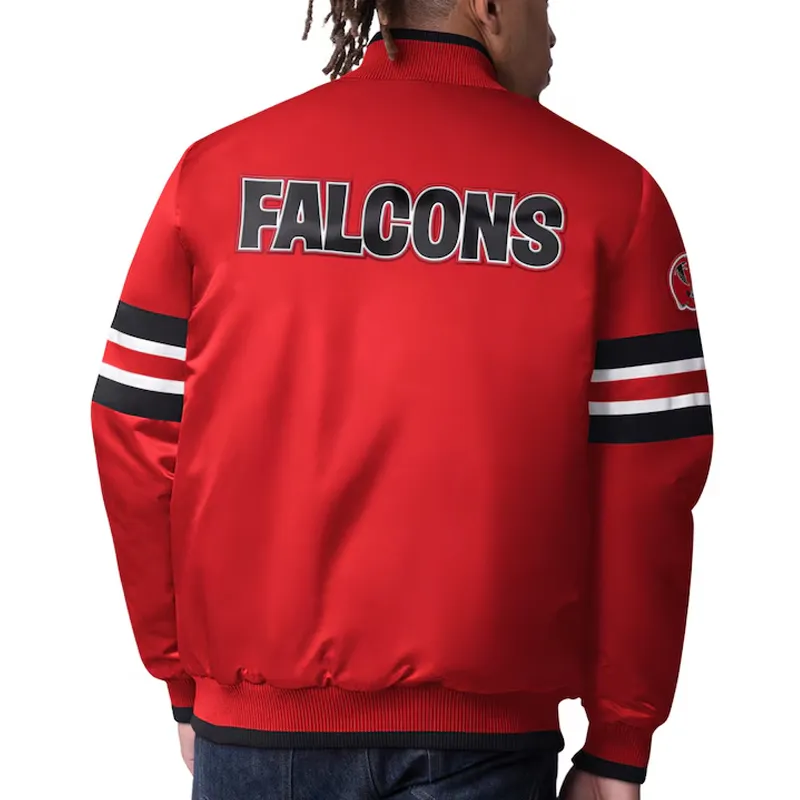 Scout I Atlanta Falcons Red Jacket back webp