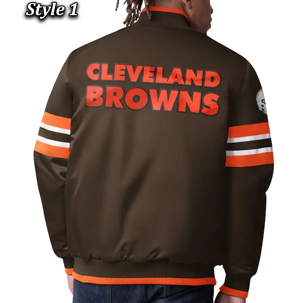 Scout I Cleveland Browns Jacket back webp