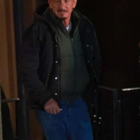Sean Penn Daddio Black Jacket