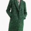 Shop Elizabeth Asher Chicago Med S10 Green Speckled Coat webp