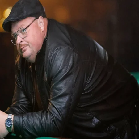 Shop Joel Marsh Garland Poker Face S02 Black Jacket webp