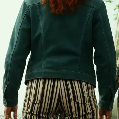 Shop Natasha Lyonne Poker Face S02 Blue Denim Jacket webp