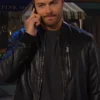 Shop Peyton Meyer Days of Our Lives Leather Bomber Jacket