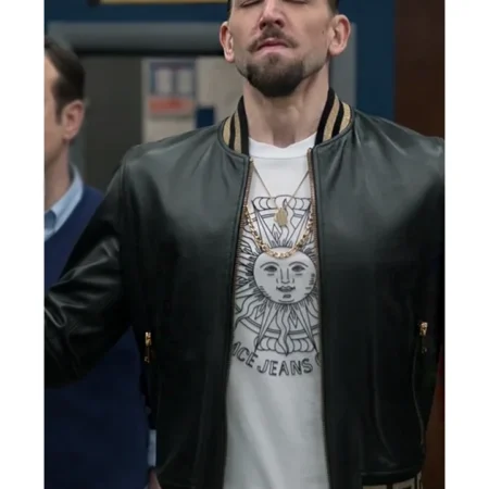 Shop Ted Lasso S03 Maximilian Osinski Bomber Jacket webp