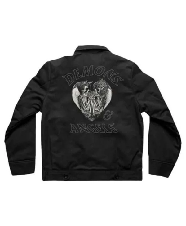 Singer G Eazy Demons Angels Mechanic Shirt Style Black Cotton Jacket For Men and Women
