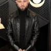 Skrillex American DJ Grammy Awards Black Leather Jacket