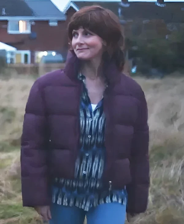 Such Brave Girls S02 Louise Brealey Purple Puffer Jacket