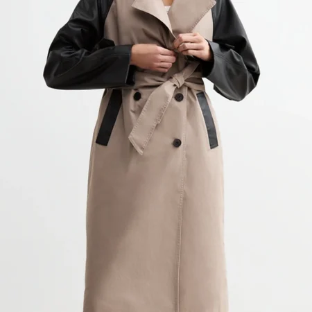 Such Brave Girls S02 Louise Brealey Trench Coat Front