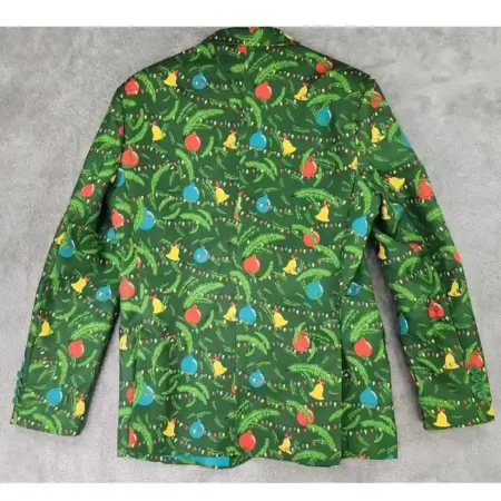 SuitMeister Green Two Button Christmas Blazer For Sale