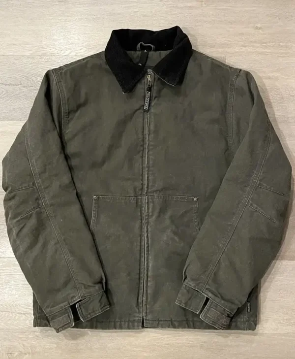 Sullivans Crossing S03 Joel Oulette Grey Cotton Jacket webp