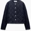 Sullivans Crossing S03 Morgan Kohan Blue Quilted Jacket webp