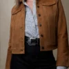 Sullivans Sullivans Crossing S02 Maggie Sullivan Suede Leather Jacket webp
