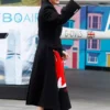 Suranne Jones Hostage Black Wool Coat