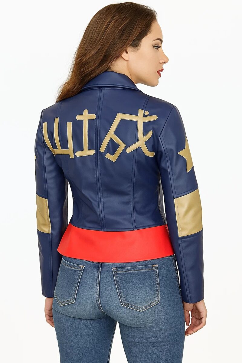 Tatsu Yamashiro Suicide Squad Katana Jacket back
