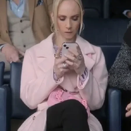 Ted Lasso S03 Juno Temple Pink Coat webp