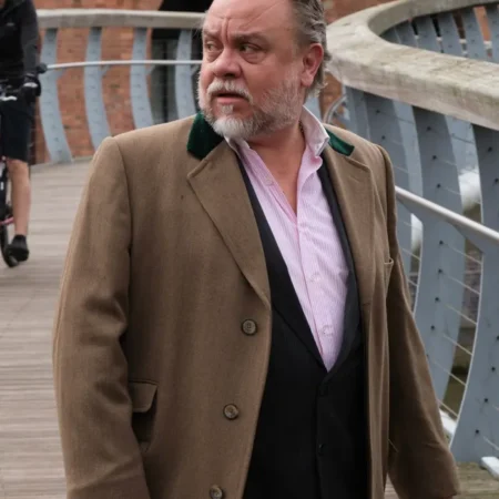 The Crow Girl S01 Lee Boardman Wool Coat