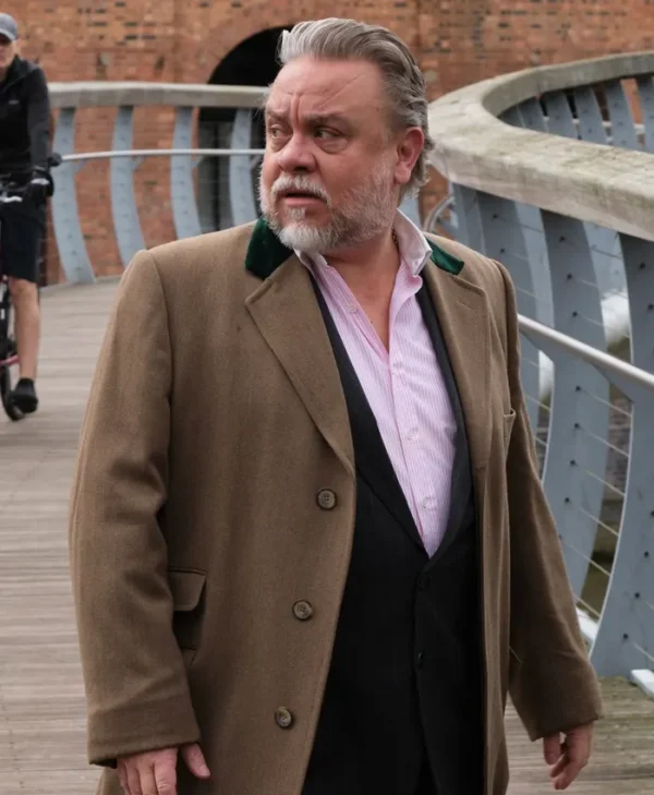 The Crow Girl S01 Lee Boardman Wool Coat