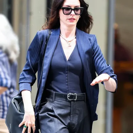 The Devil Wears Prada 2 Anne Hathaway Blue Blazer
