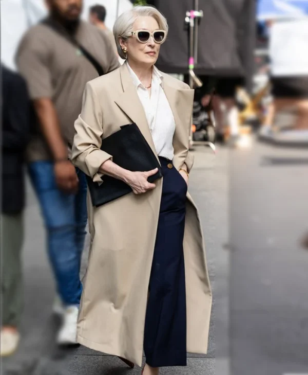 The Devil Wears Prada 2 Meryl Streep Beige Trench Coat