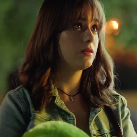 The Hunting Wives S01 Abigail Rhyne Blue Denim Jacket