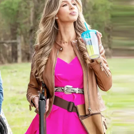 The Hunting Wives S01 Alexandria DeBerry Brown Jacket