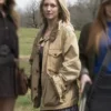 The Hunting Wives S01 Brittany Snow Brown Jacket Side